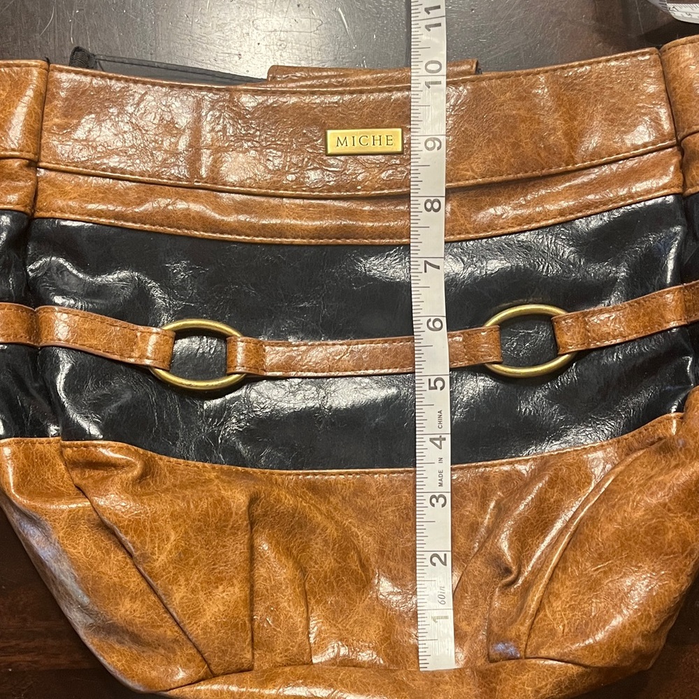 Miche ‘Madison’ Brown & Navy Demi Size Shell - Picture 9 of 12